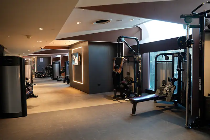 Fitness facility at World Club